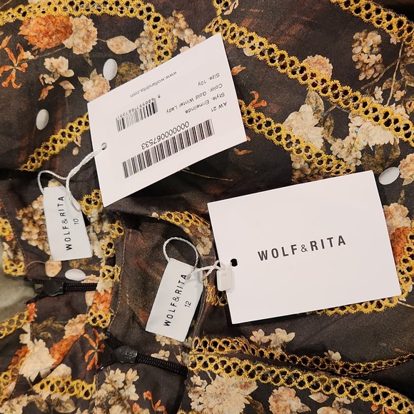 Wolf & Rita Girls Blouse 10y and 12y NWT Style Ermelinda - Picture 3 of 8